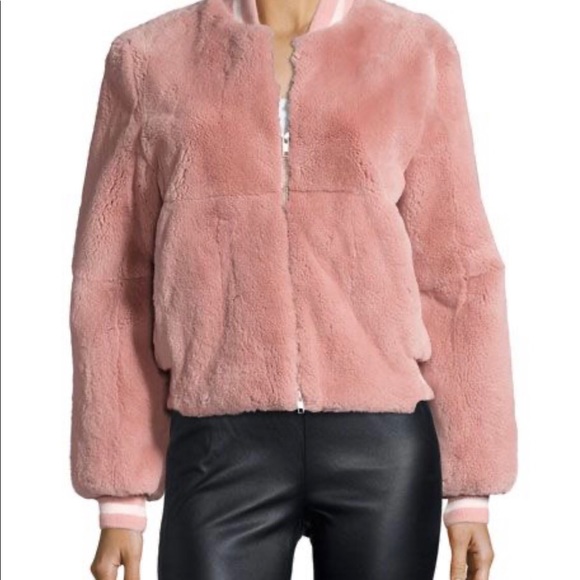 NWOT Elizabeth & James Rabbit Fur Jacket,S - Picture 7 of 8